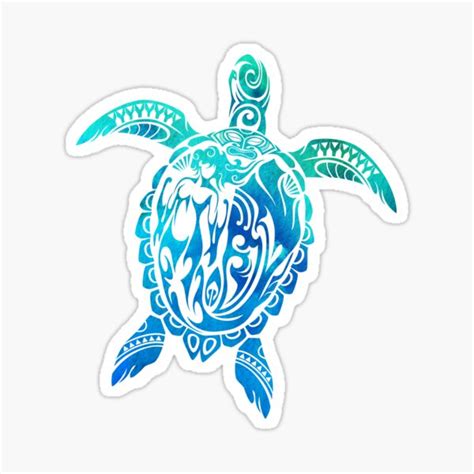 Sea Turtle Hawaii Island Aloha Hawaiian Vinyl Transfer Sticker Decal