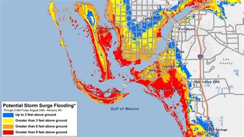 Report Swfl High On List Of Areas Vulnerable To Storm Surge Damage