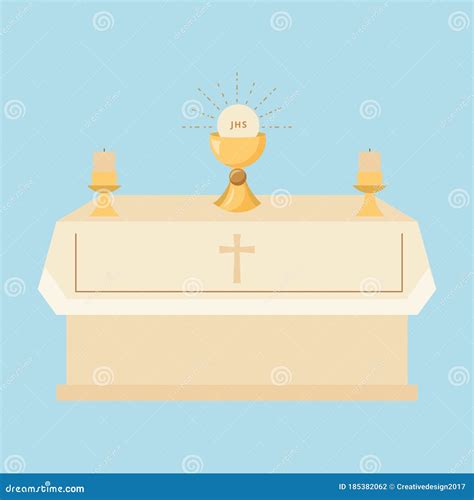 Church With Body Christ Vector Stock Vector Illustration Of Cross