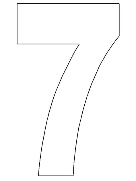 Template Number Cakes Printable Numbers Number Stencils