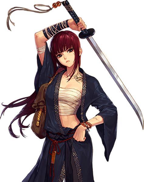Cool Anime Japanese Warrior Girl List Seleran