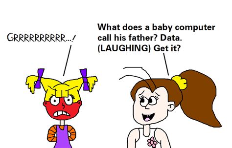 Luan Louds Computer Joke Made Angelica Angry By Mikejeddynsgamer89 On