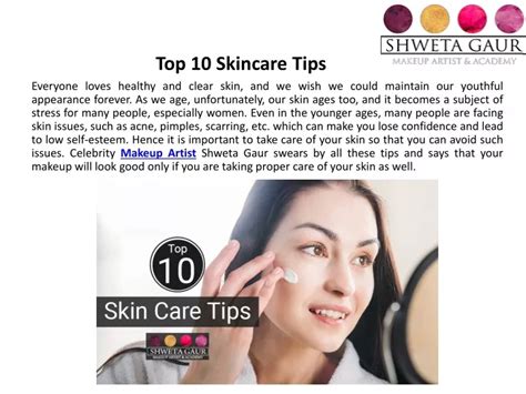 Ppt Top 10 Skincare Tips Powerpoint Presentation Free Download Id