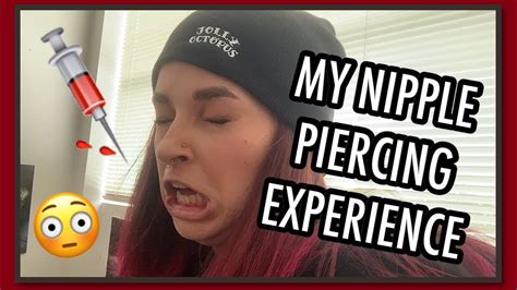 I Got A Nipple Piercing Vlog Youtube