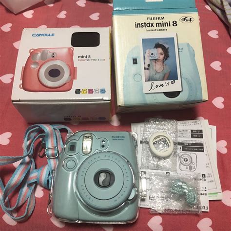 ️sold ️ Fujifilm Instax Mini 8 Light Blue Polaroid Instant Camera