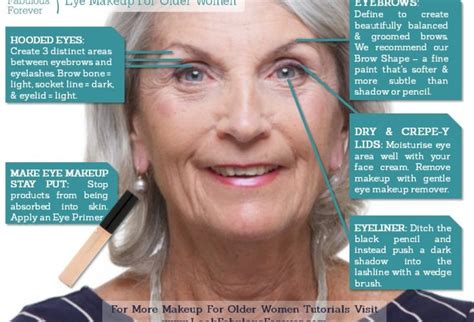 Eye Makeup For Older Women Makeup Tips For Older Women Skin Care Wrinkles Makeup For Older Women