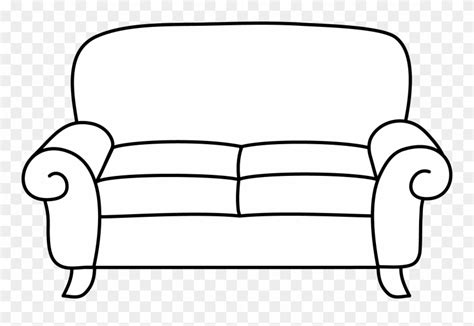 Sofa Clipart Outline And Other Clipart Images On Cliparts Pub™