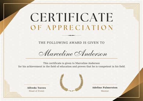 Free Printable And Customizable Award Certificate Templates Canva