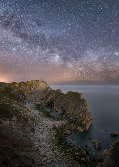 Milky Way Above Stair Hole With Both Lulworth Cove And Dur Flickr