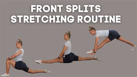 15 Minute Front Splits Stretching Routine Youtube