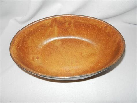 Vintage Mccoy Pottery Canyon Oval 105 Serving Bowl From