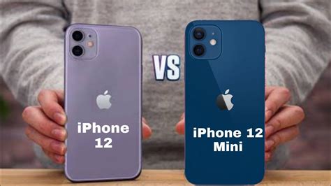 Iphone 12 Mini Vs Iphone 12 Comparison Youtube