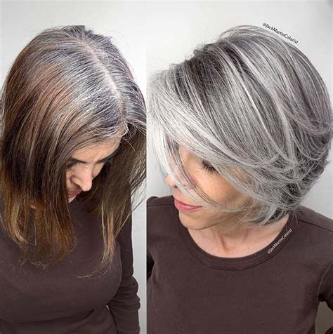 Top More Than 84 Natural Grey Hair Color Latest In Eteachers