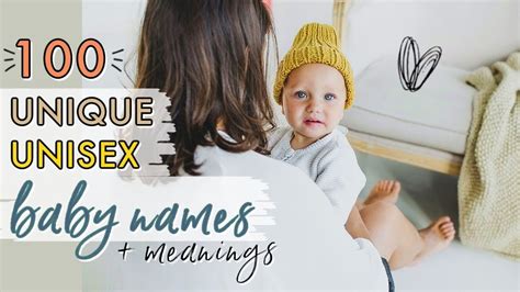 100 Unique Unisex Baby Names For Girls And Boys Rare Gender Neutral