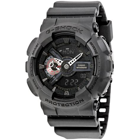 Casio G Shock Analog Digital Black Resin Mens Watch Ga110mb 1a G Shock Casio Watches