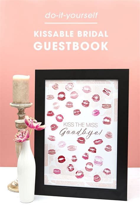 They all attended the wedding and rehearsal. Free, Printable "Kiss The Miss Goodbye", Kissable ...