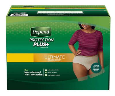 Depend Protection Plus Ultimate Underwear for Women | eBay