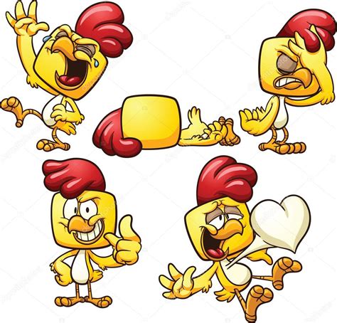 Cartoon Chicken — Stock Vector © Memoangeles 67001441