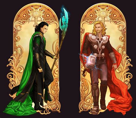 Avengersthor X Loki By H E E R O Y U Y On Deviantart