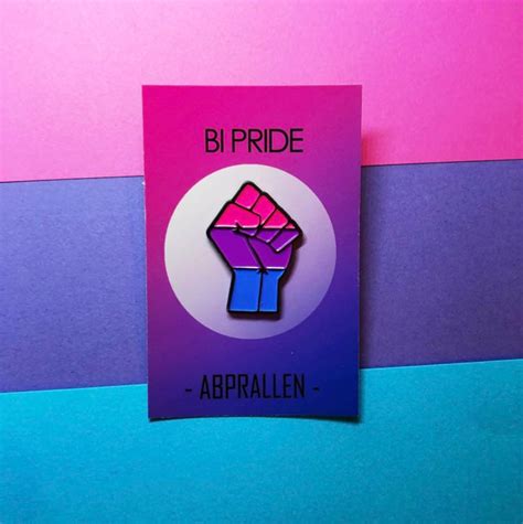 bisexual pride enamel pin etsy