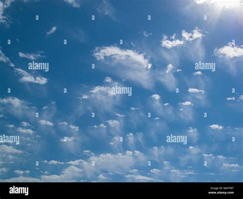 Cirrus Clouds Wispy Blue Sky Hi Res Stock Photography And Images Alamy