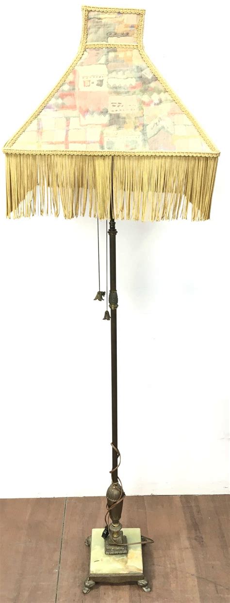 (0.0) stars out of 5 stars write a review. Lot - Art Deco Brass & Onyx Double Pull Chain Floor Lamp