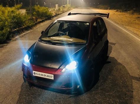 This Modified Indian Chevrolet Spark Looks Like A Real Street Hot Hatch