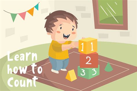 Kid Counting Vector Illustration Creative Daddy