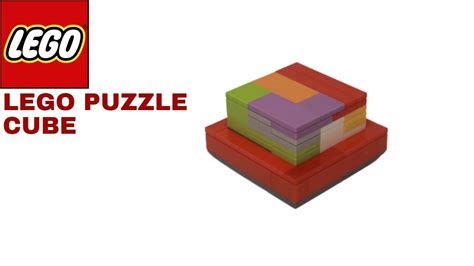 How To Build A Lego Puzzle Cube Youtube