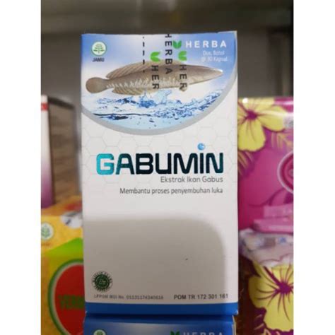 GABUMIN Ekstrak Ikan Gabus isi 30 Kapsul | Shopee Indonesia