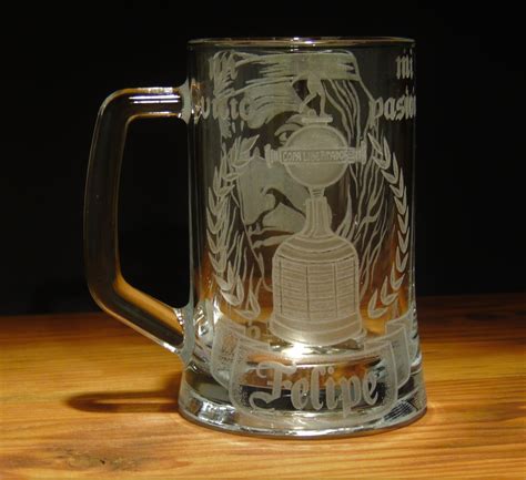 Beer Mug Glass Art Engraving Mugs Tableware Dinnerware Tumblers