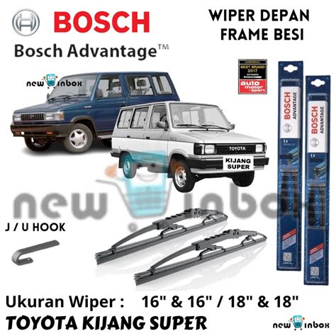 Jual Wiper Depan Mobil Toyota Kijang Super Sepasang Bosch Advantage