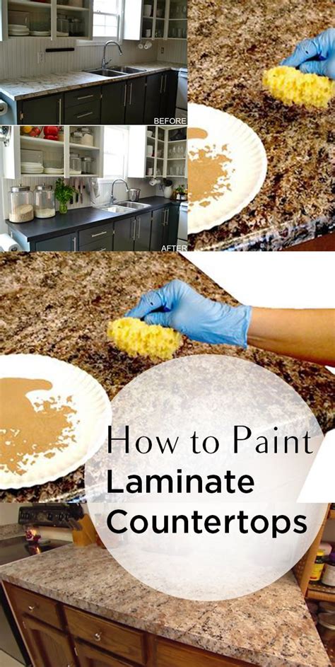 Lay the countertop on a stable surface with the laminated side facing down. How To Paint Laminate Countertops | How To Build It ...