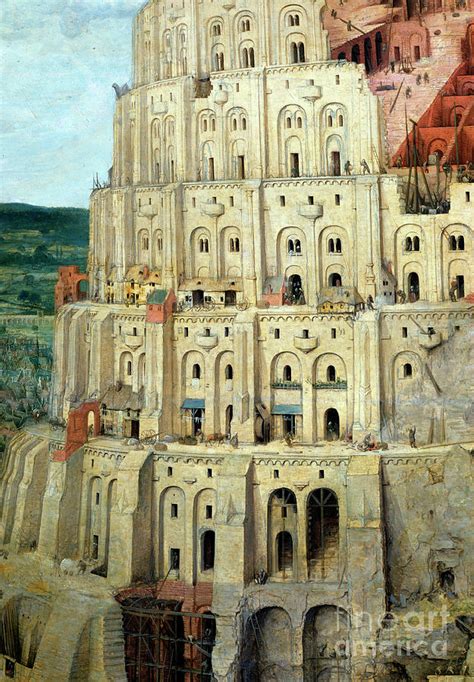 The Tower Of Babel 1563 Painting By Pieter The Elder Brueghel Fine