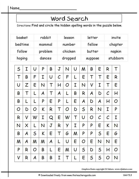 6th Grade Spelling Worksheet Spelling Worksheet for 6th Grade in 2020