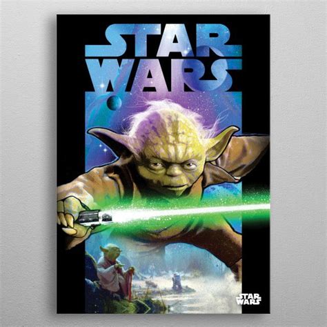 Master Yoda Poster By Star Wars Displate Star Wars Poster Star