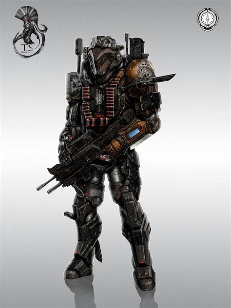Hd Wallpaper Soldiers Guns Futuristic Weapons Armor Halo Reach Digital
