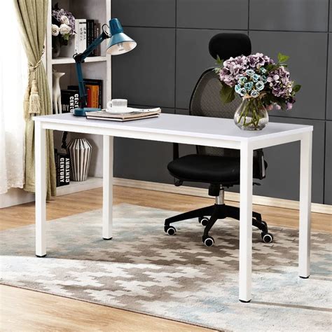 Sogesfurniture Computer Desk 47 Inches Large Office Desk Computer Table