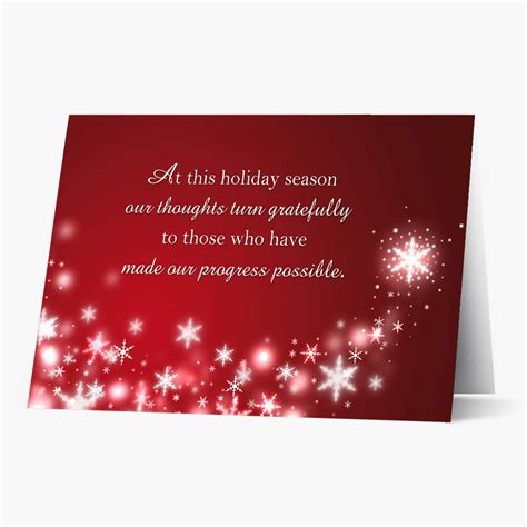 Grateful Business Christmas Card Customer Appreciation Holiday Cards