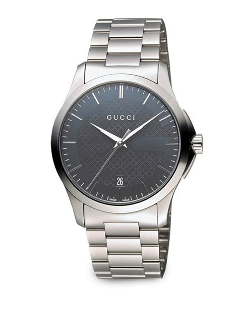 Gucci G Timeless Stainless Steel Watch In Metallic For Men Lyst