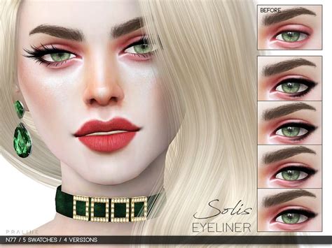 Eyeliner In 20 Versions Found In Tsr Category Sims 4 Female Eyeliner