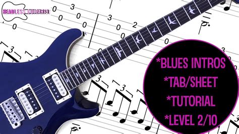 3 Blues Intros And Outros Guitar Tutorial With Tabs🎶🎶 Youtube