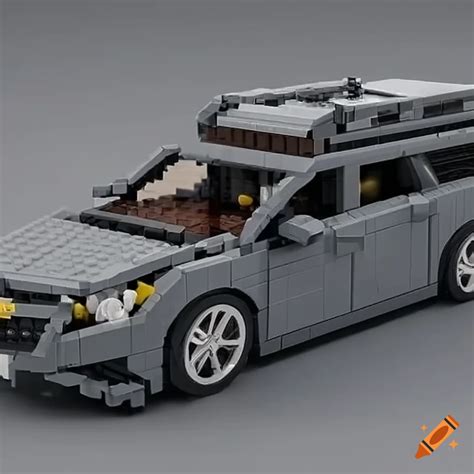 Impressive Lego Model Of A Gray Chevrolet Cruze Station Wagon