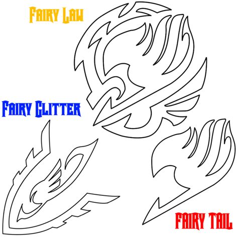 The Three Main Symbols Of Fairy Tail The Guild Mark Fairy Glitter A