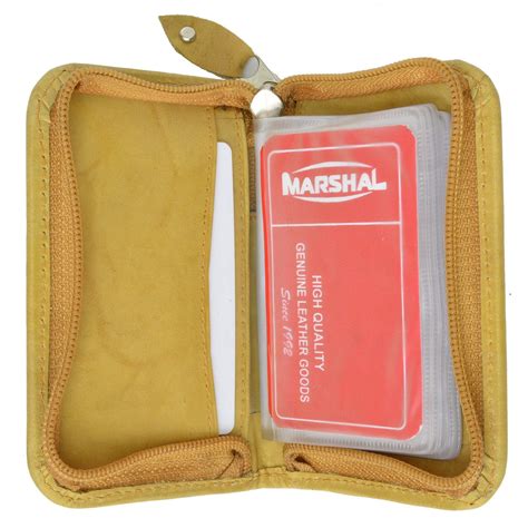 Maybe you would like to learn more about one of these? Marshal Wallet - Small Zip Around Business Credit Card Holder Genuine Leather 670 CF (C ...