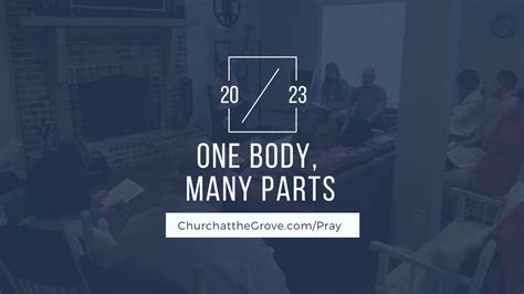 January 23rd 2023 One Body Many Parts Church At The Grove