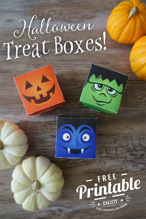 Printable Halloween Treat Boxes The Caterpillar Years