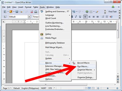 How To Create An Openoffice Macro 10 Steps With Pictures