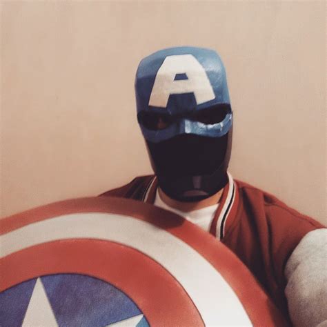 It appears in the film, captain america: Dali-Lomo: Captain America Costume Helmet DIY: Cardboard (pepakura template)