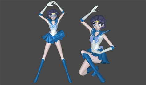 Sailor Mercury Manga Mesh Mod By Lopieloo On Deviantart